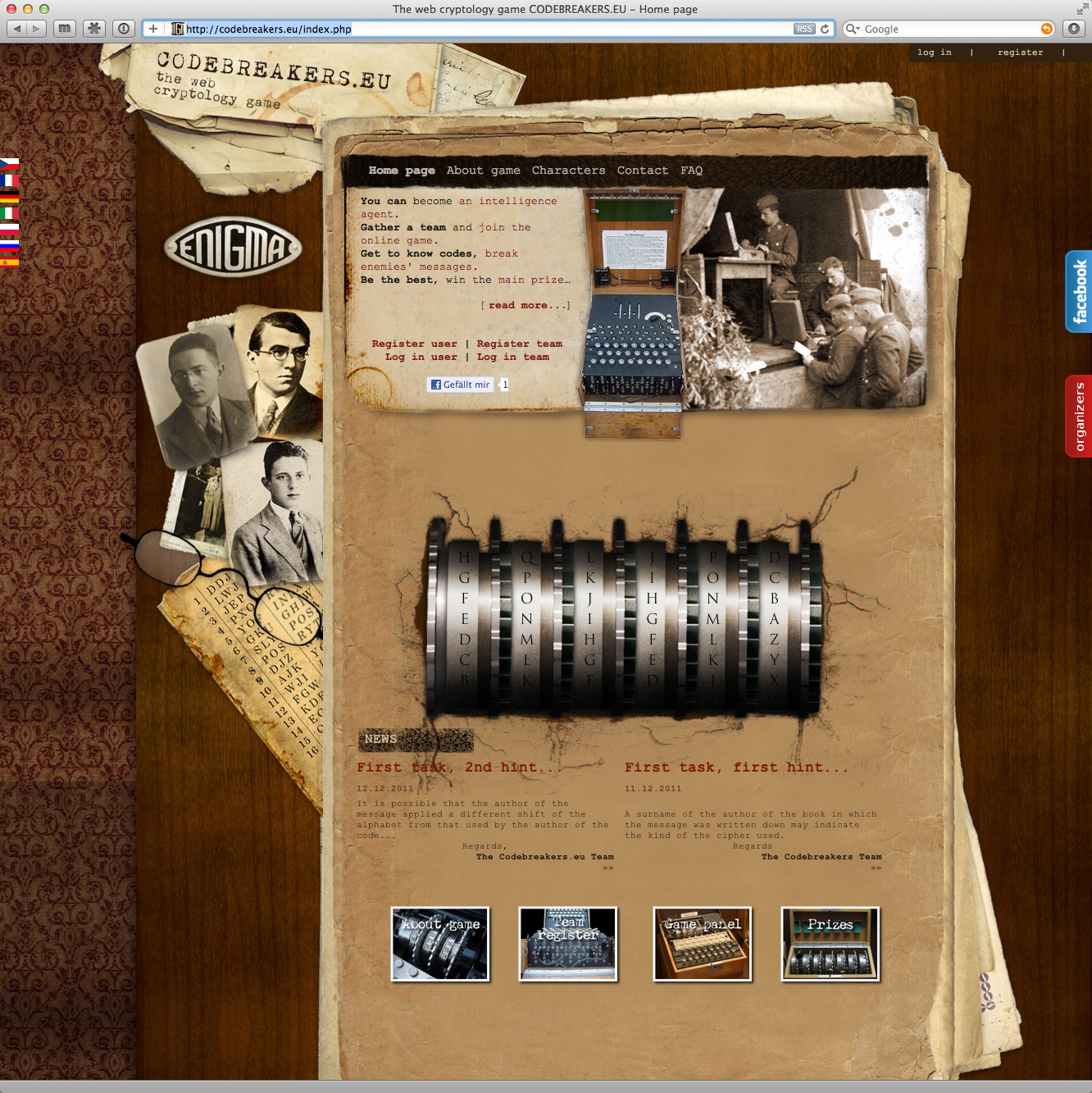 http://codebreakers.eu